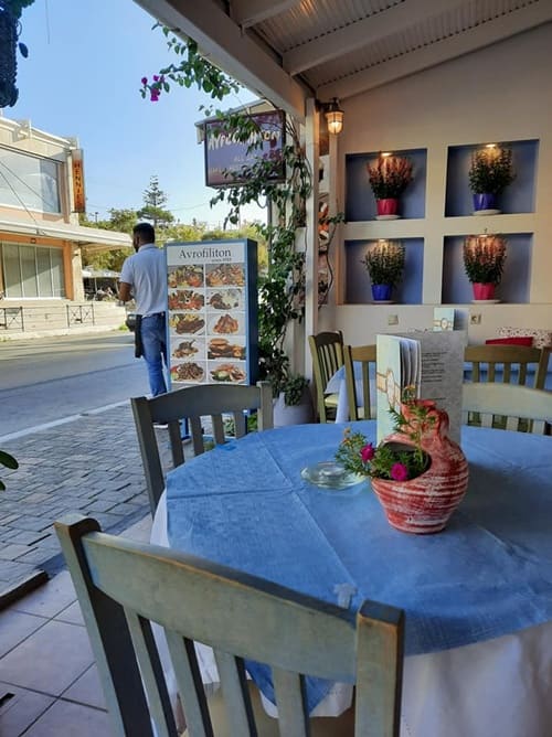 RESTAURANT AVROFILITON | PLATANIAS CHANIA